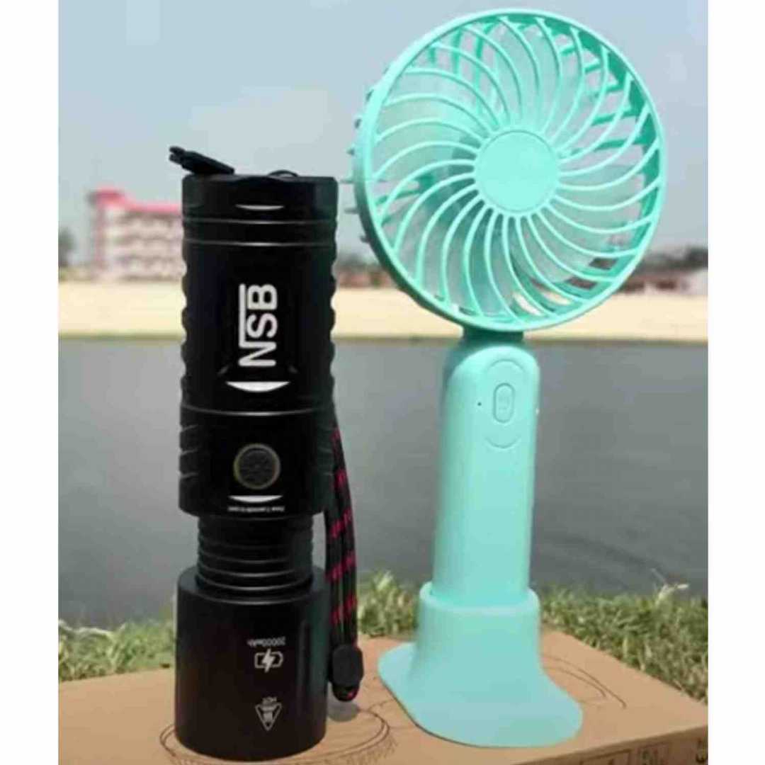 NSB,Jambo,Japani,LED,Torch,Light,with,Power,Bank