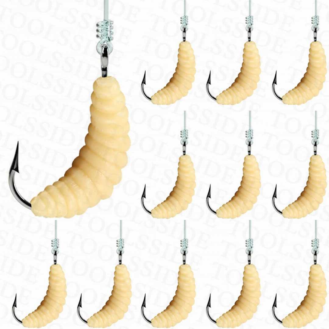 Fishing,Worm,Hook,Set,(12,পিস)